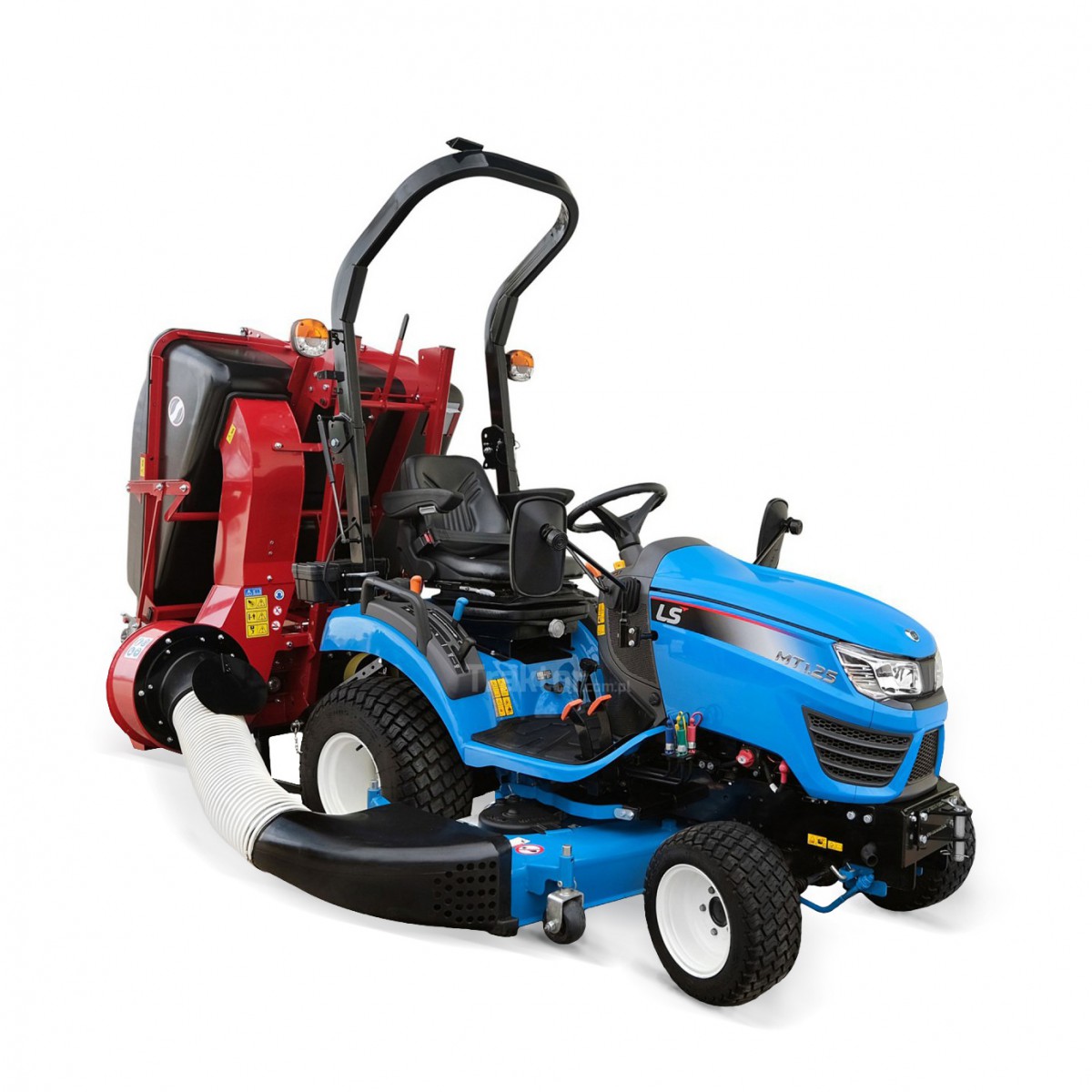 LS-Traktor MT1.25 4x4 - 24,7 PS / TURF + LS LM1160-Mäher mit LD-Korb