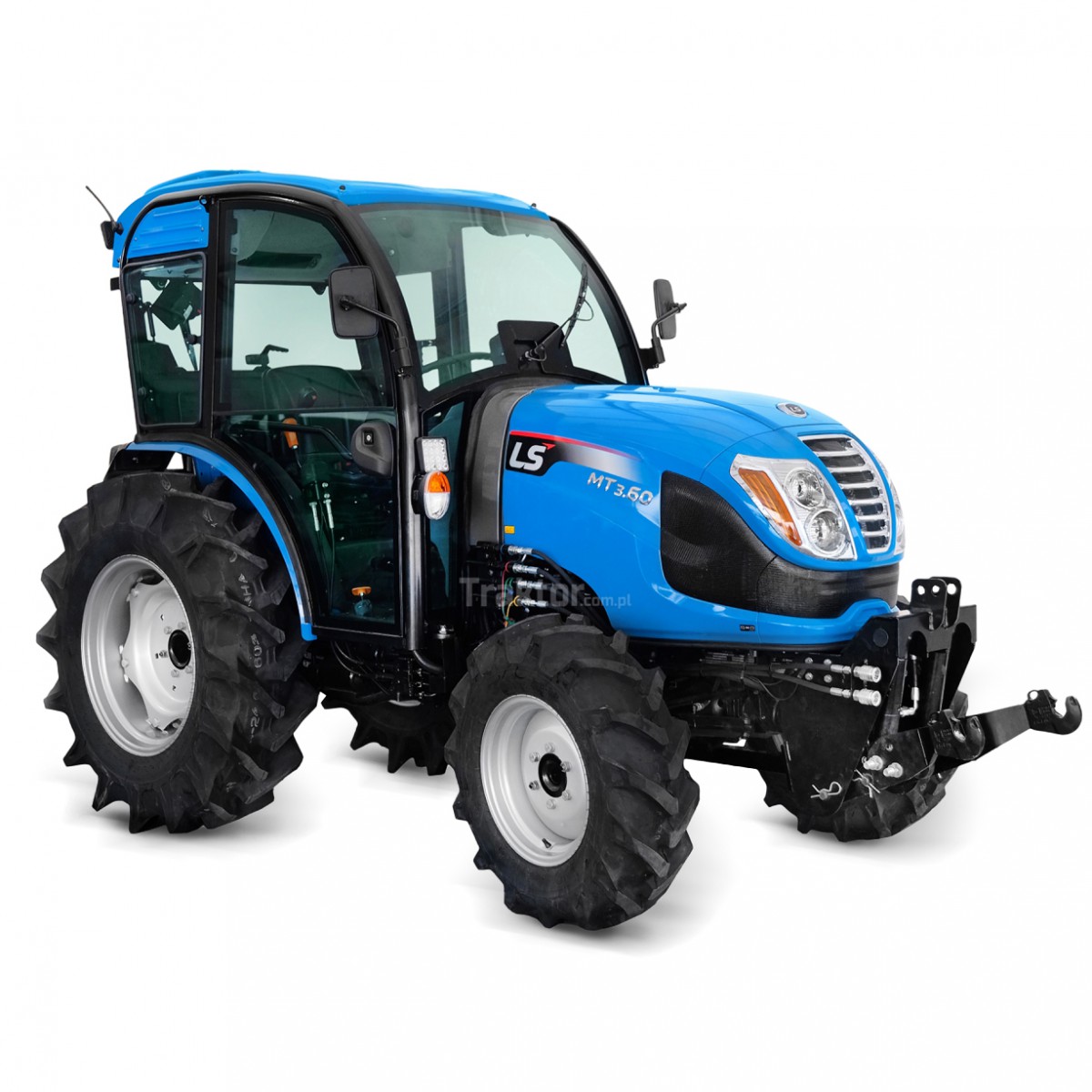 LS Traktor MT3.60 MEC 4x4 - 57 HP / kabína s klimatizáciou + predný záves Premium 4FARMER