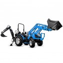 Cost of delivery: LS Tractor MT3.60 MEC 4x4 - 57 HP + LS LL4104 front loader + LW-7 4FARMER excavator