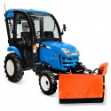 Cost of delivery: LS Tractor XJ25 MEC 4x4 - 24.4 HP / CAB + arrow snow plow 150 cm, hydraulic 4FARMER