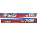 Cost of delivery: Autocollants Iseki TK25