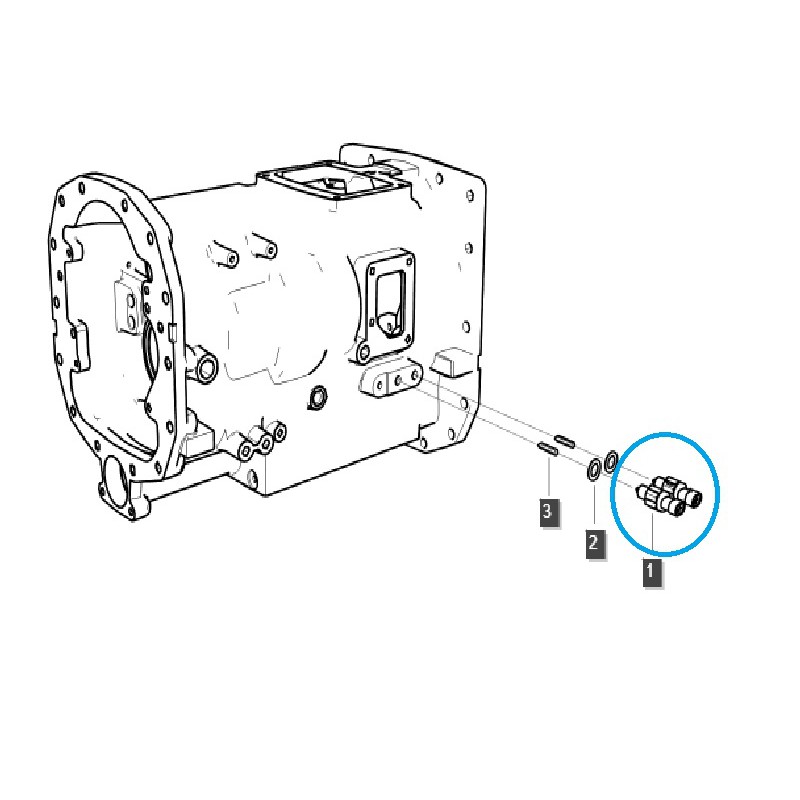 czesci do ls tractor - Przełącznik zmiany zakresu skrzyni biegów TRG750 / 40457204