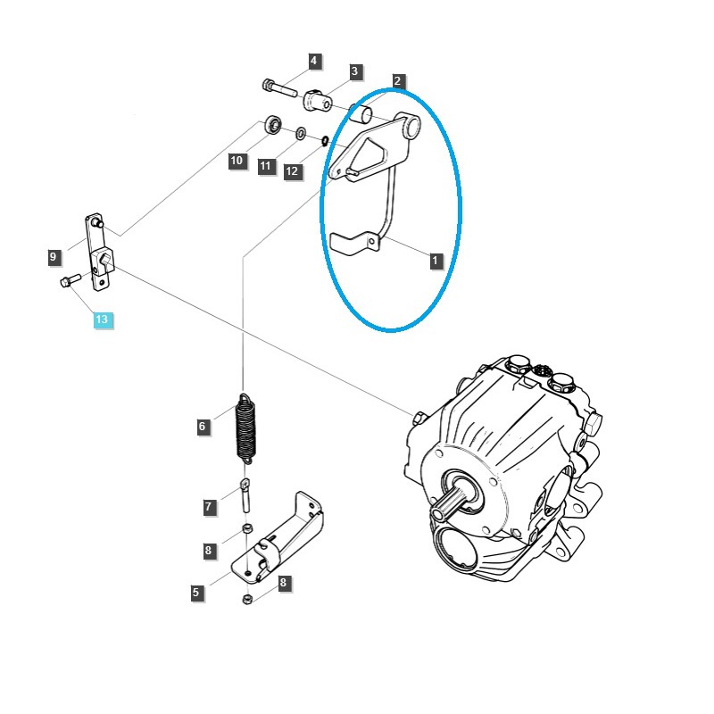 diely pre ls - Neutrálny konektor - LDU - TRG292 / LS Tractor / 40414778