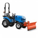 Cost of delivery: LS Traktor XJ25 HST 4x4 - 24,4 PS / TURF + gerader Schneepflug 150 cm, hydraulisch, mit Anbauplatte 4FARMER