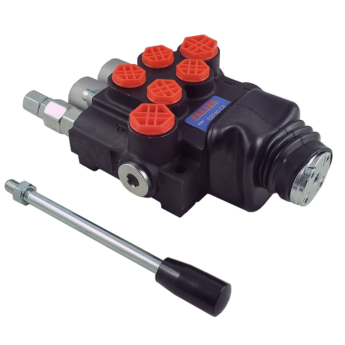 Distributeur hydraulique 2 sections / 40l/min / PRESKO / 02P40-OT-C4