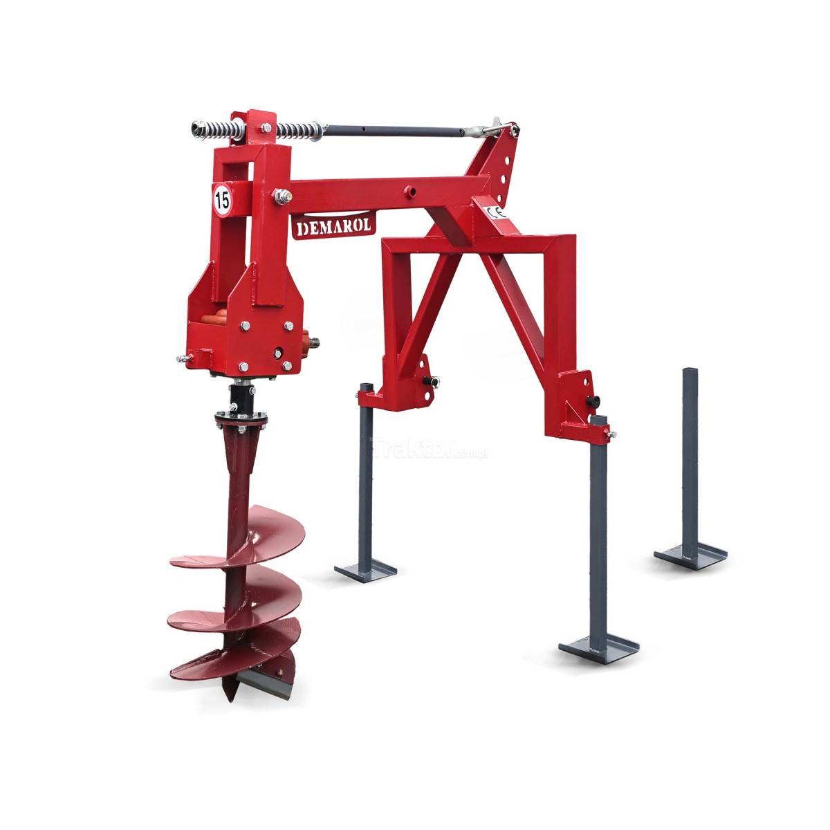 dispositifs - Foreuse à tracteur Demarol de 8" (20 cm)