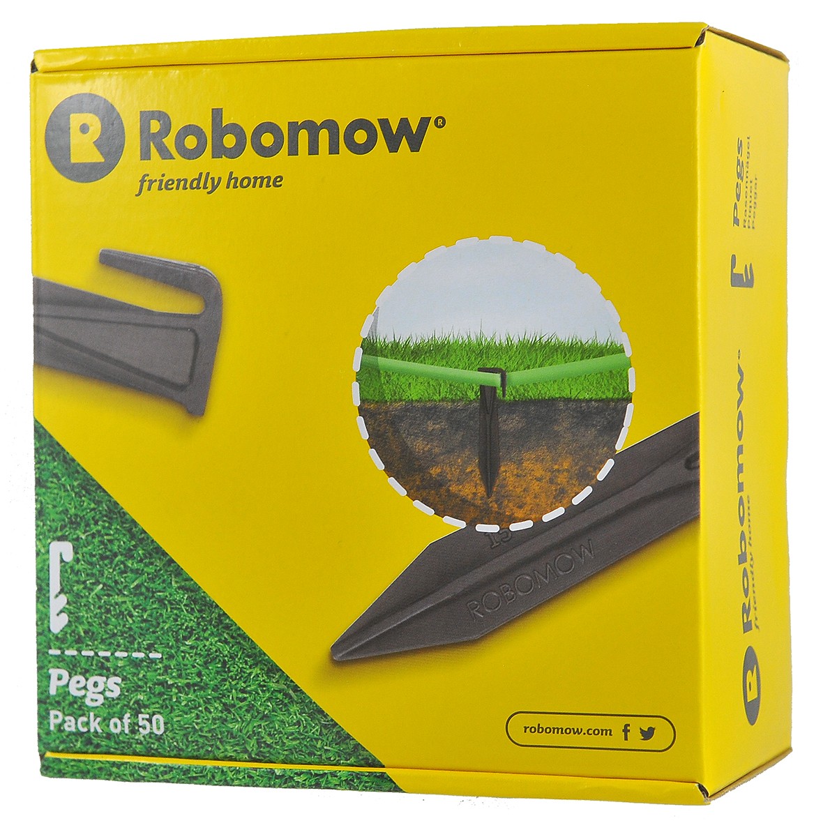 akcesoria - Montážní kolíky signálního kabelu / 50 ks / Robomow RT / RK / RS / MRK7101A