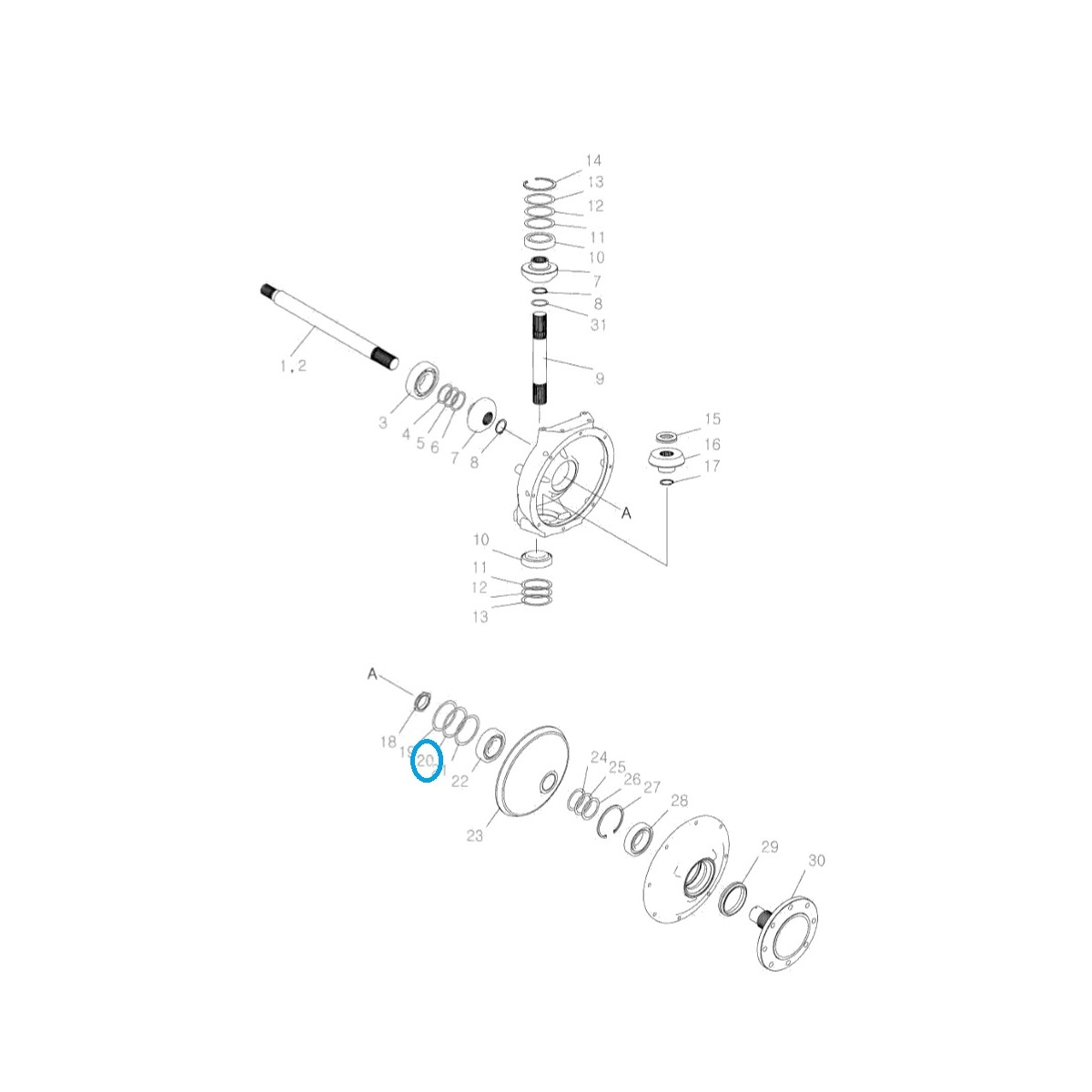 Distanční podložka 99 x 84 x 0,20 mm / LS PLUS70 / LS PLUS80 / LS PLUS90 / LS PLUS100 / TRG400 / 40031625