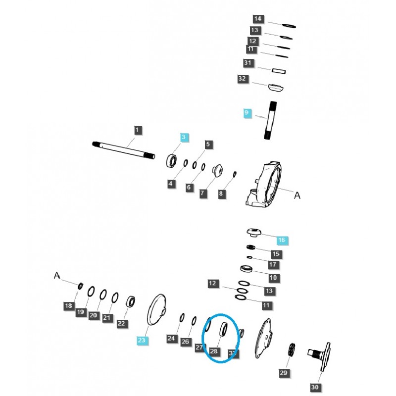 diely pre ls - Guličkové ložisko A0862130HL / PLUS70, PLUS80, PLUS90, PLUS100, P7040 / LS Traktor / 40306744
