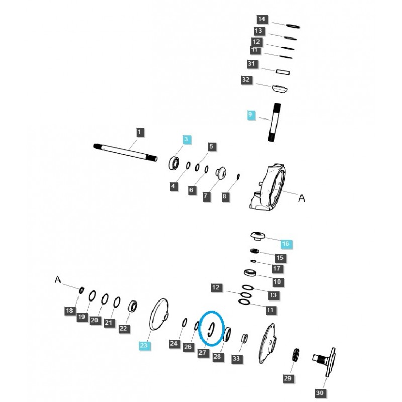 teile fur ls - Ringtrenner D120 / LS PLUS70 / LS PLUS80 / LS PLUS90 / LS PLUS100 / P7040 / S8110920001 / 40306746