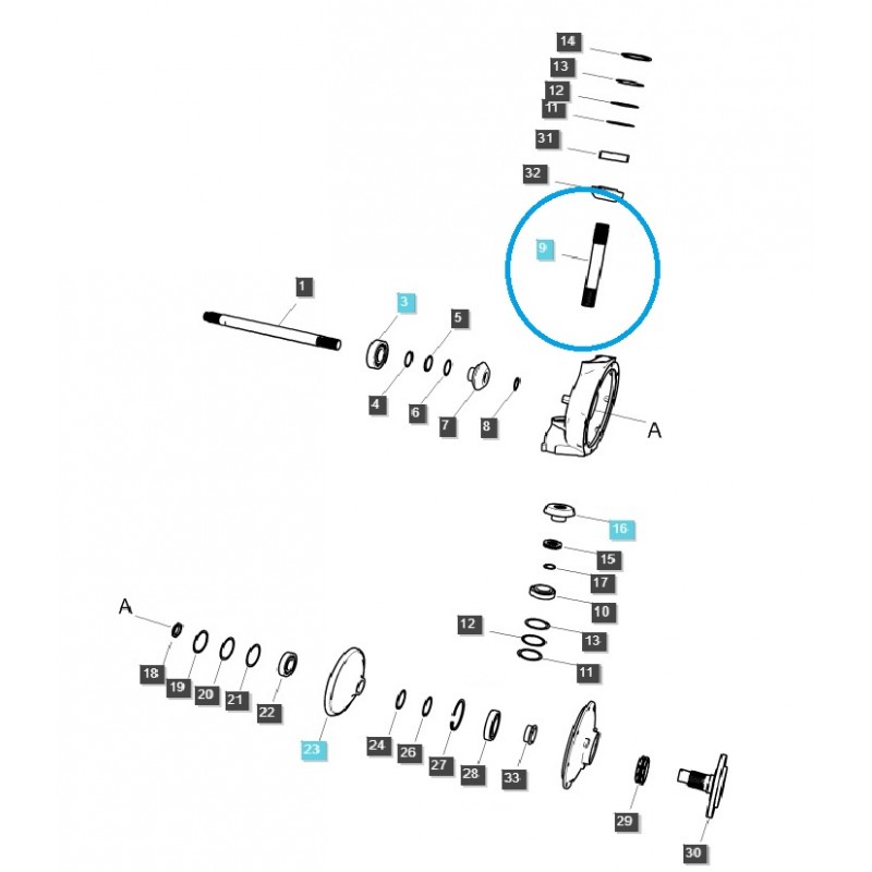 teile fur ls - Kugellager TRG400 / PLUS70, PLUS80, PLUS90, PLUS100, MT7 / LS Traktor / 40328024