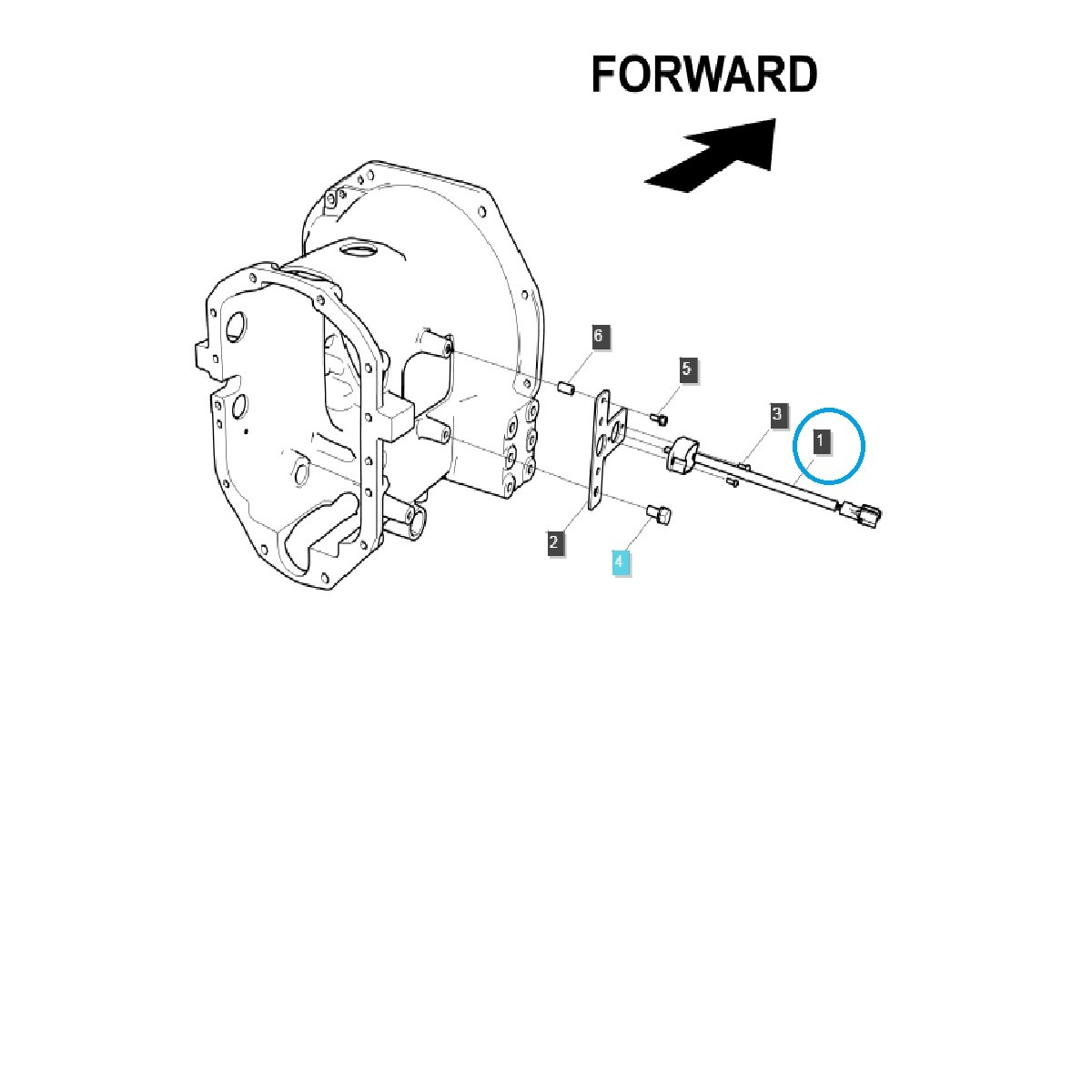 Capteur de position de commande TRG750 / MT340, MT357 / LS Tracteur / 40411189