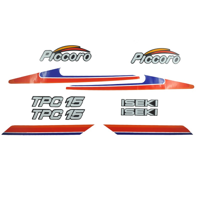 samolepky - Iseki TPC15 Piccolo