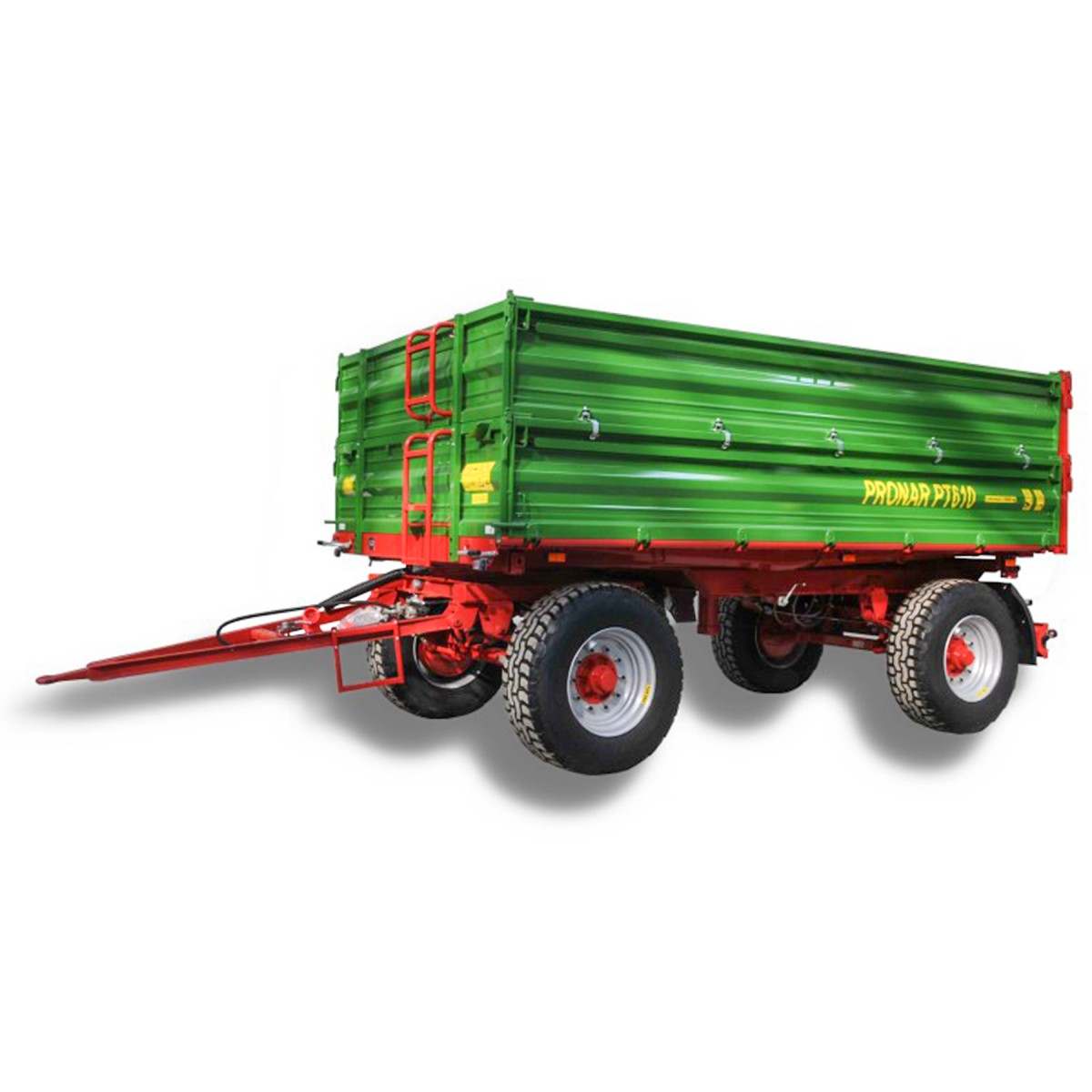 Remorque agricole à deux essieux 10T avec benne basculante PT610 Pronar