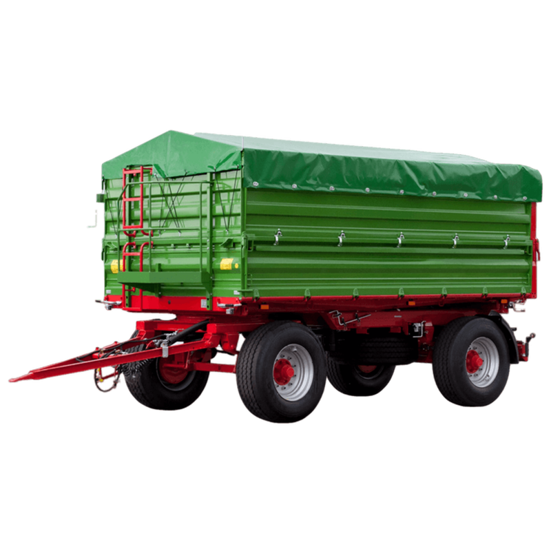 przyczepy - Dvounápravový zemědělský přívěs 12T se sklápěčkou PT612L Pronar