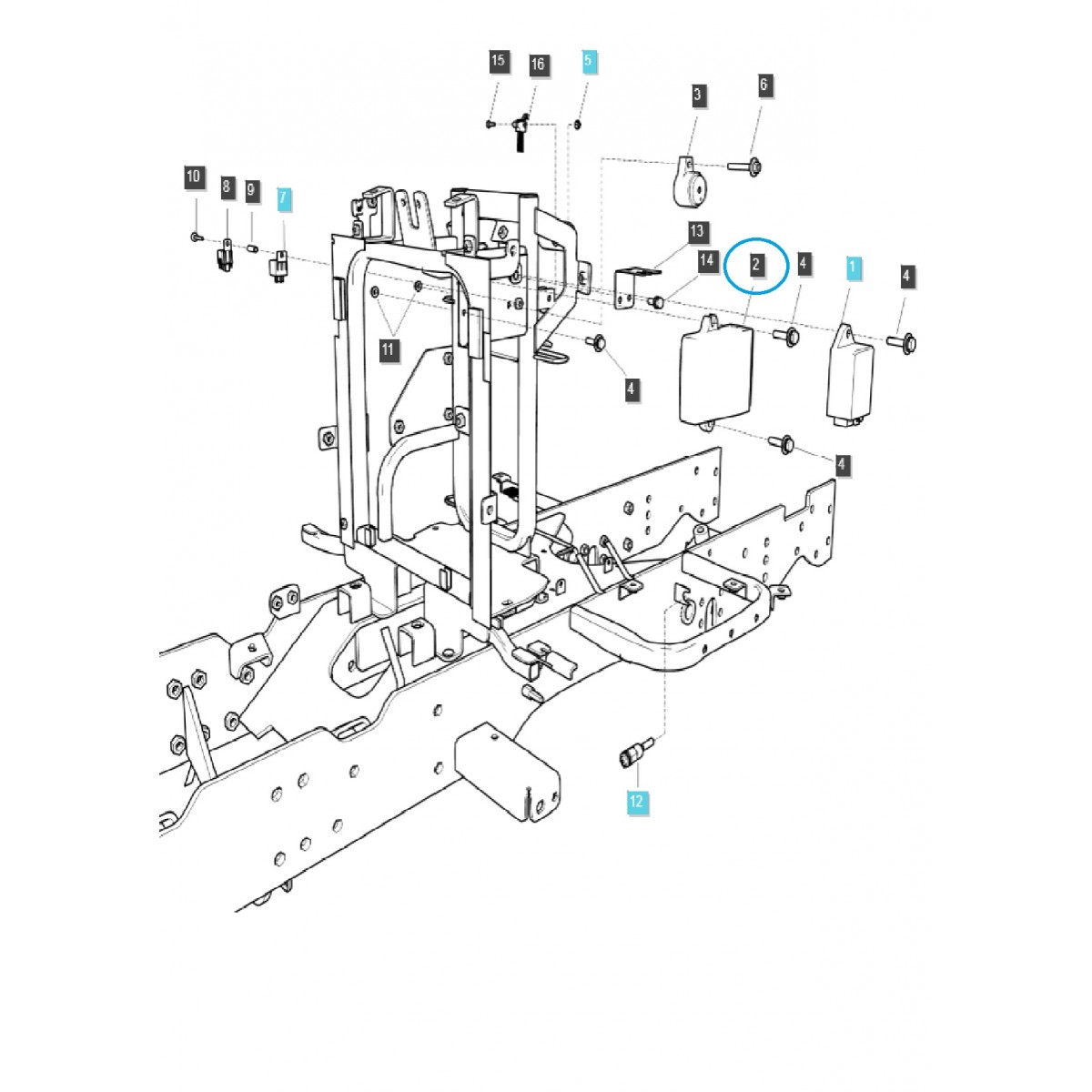 Relé / Controlador / MT1.25 / TRG750 / 40374678