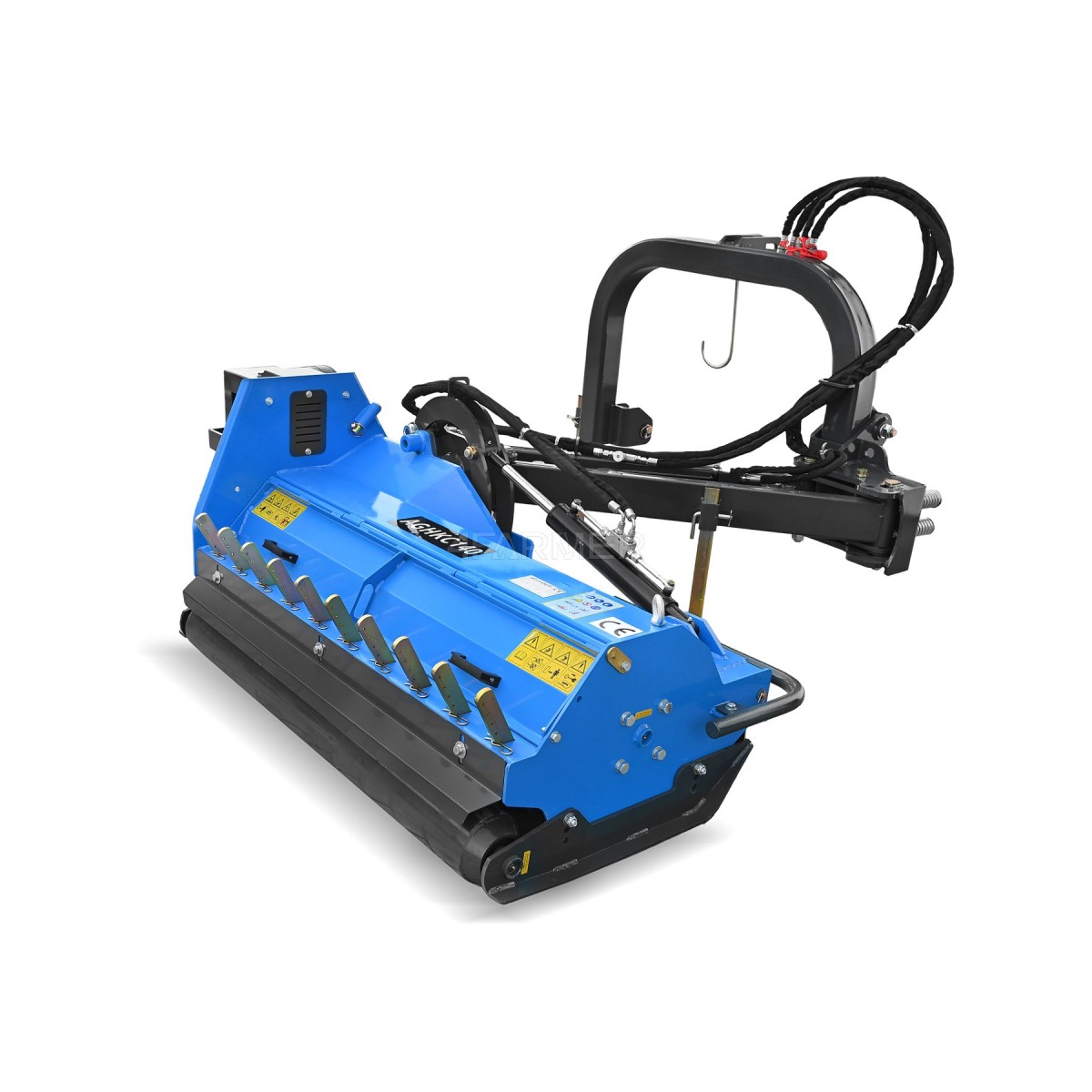 Desbrozadora de martillos trasera AGHKC 140 Professional (azul) 4FARMER