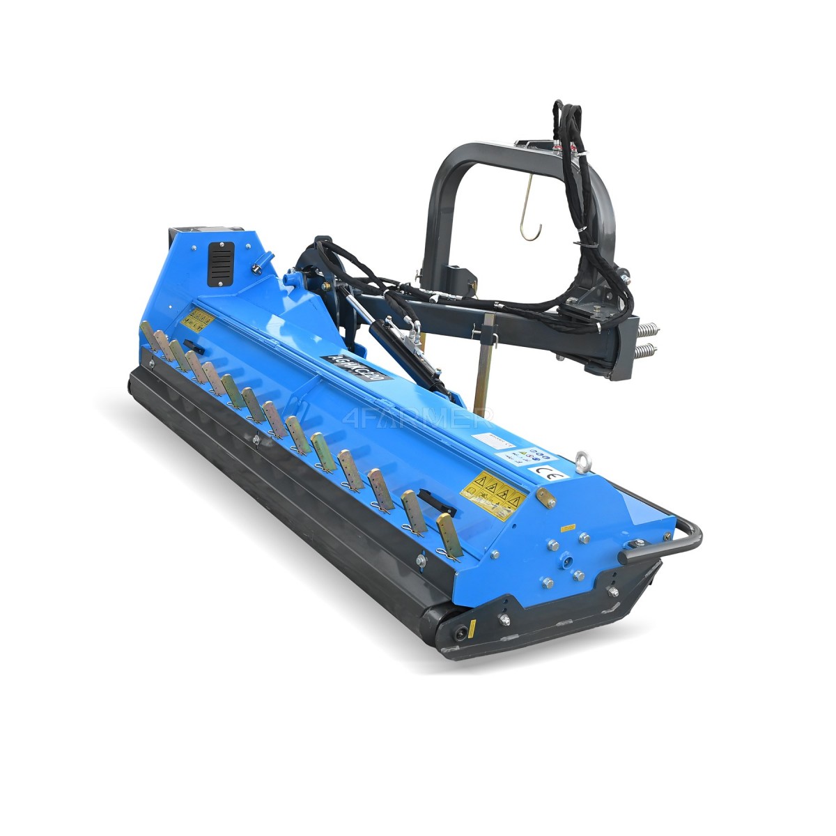 hinten agfagl - AGHKC 200 Professional Heckschlegelmäher (blau) 4FARMER