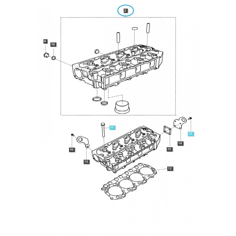 cabezas - Culatas EGQ116 / Tractor LS / 20107557