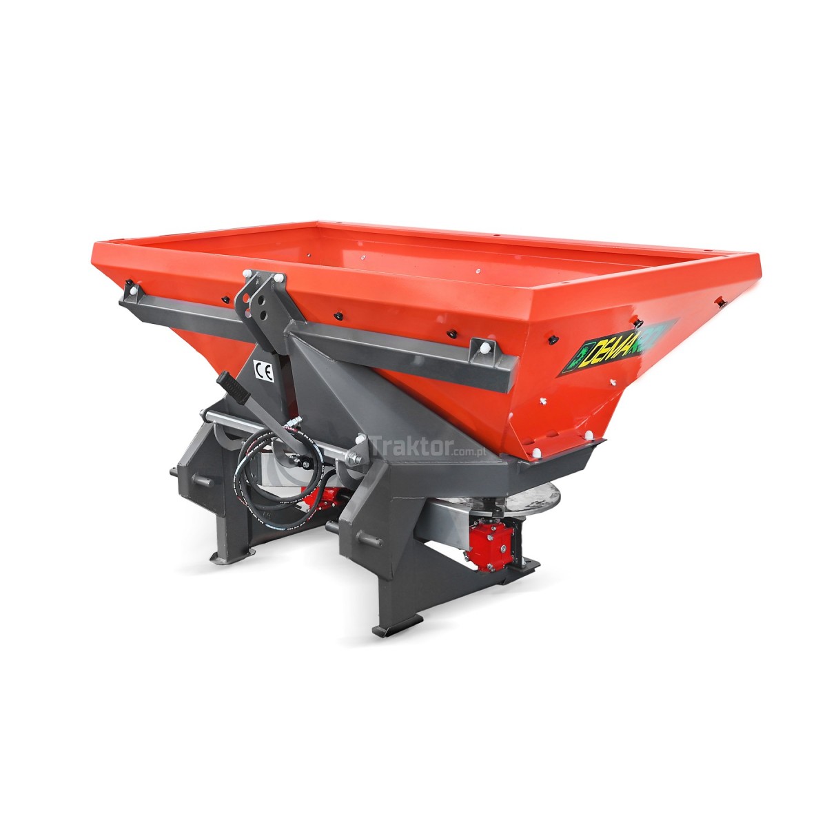 Demarol double-disc fertilizer spreader with hydraulics and tarpaulin