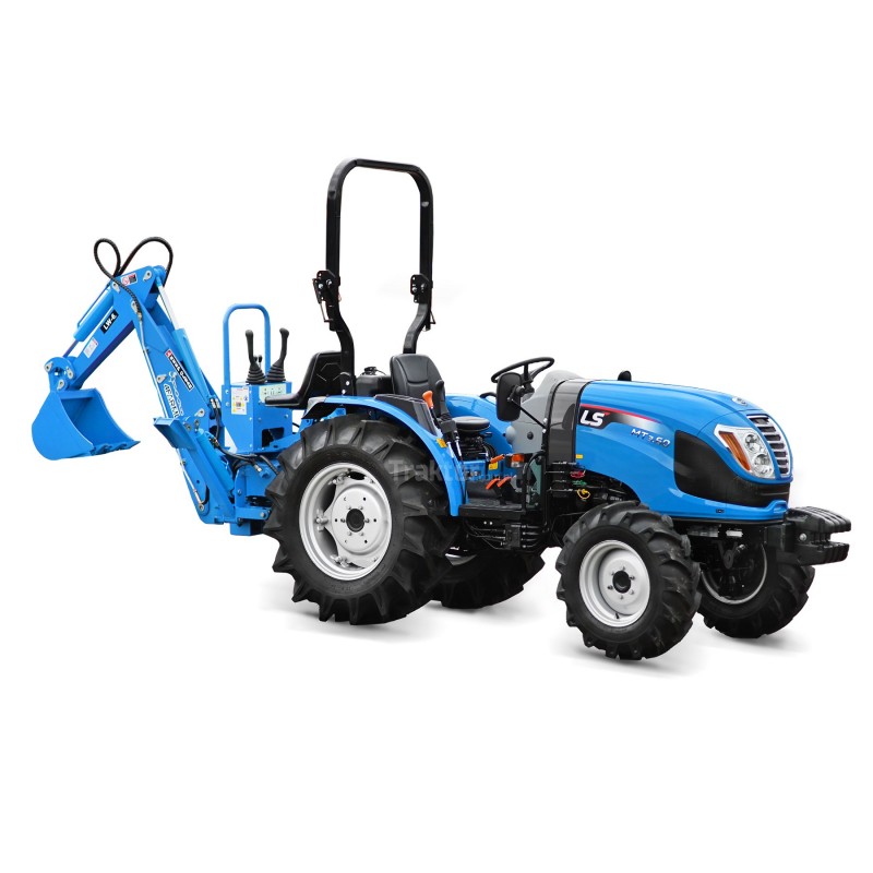 ls mt360 - LS Tractor MT3.60 HST 4x4 - 57 KM + koparka do ciągnika LW-6 4FARMER