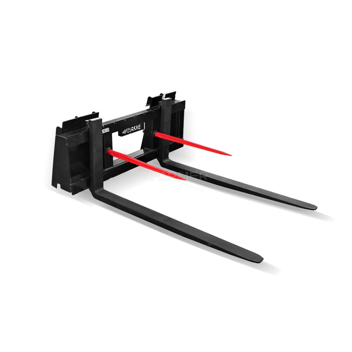 Widły do palet z tulejkami i kłami 120 cm 4FARMER / mocowanie XJ, MT1, Bobcat ( LL1101, LL2101)