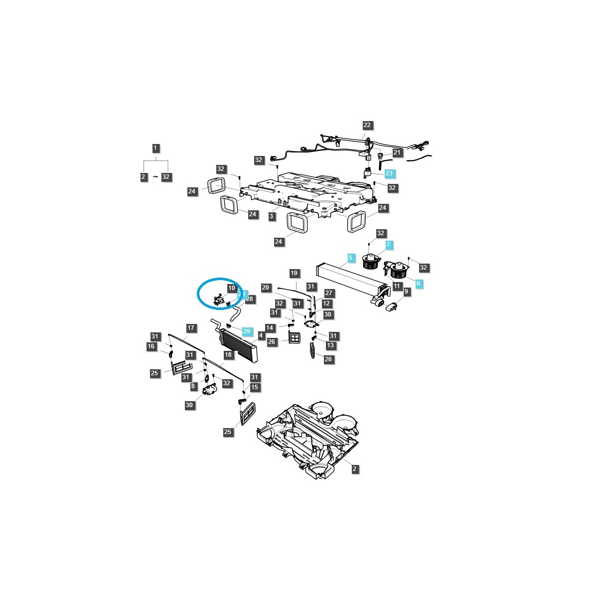 Vodní ventil TRG865 / Traktor LS / 40352089