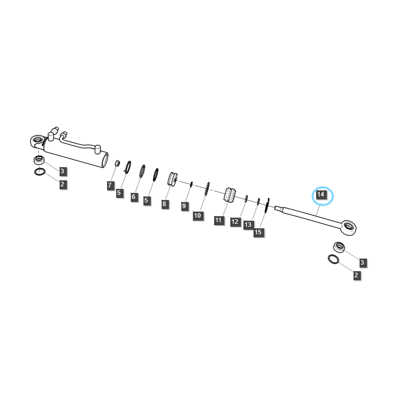 alle produkte  - LS TRG630 Stellantrieb Kolbenstange // 40009079