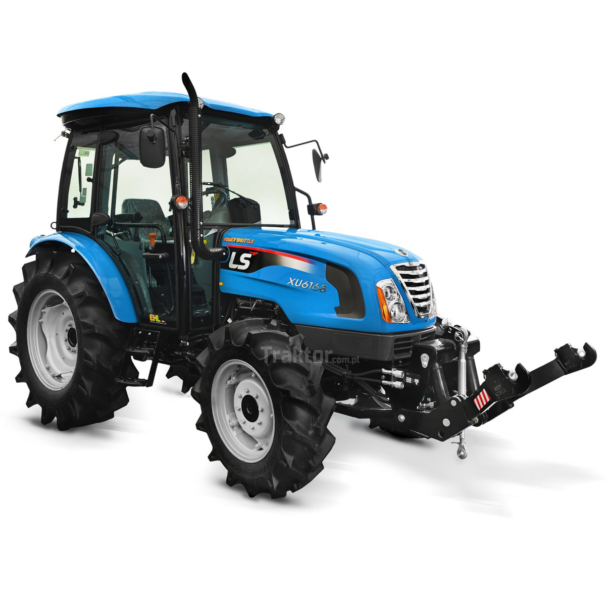 LS Traktor XU6168 PST 4x4 - 68 PS / CAB / EHL Auto + Frontdreipunktaufhängung für Traktor (2000 kg) 4FARMER