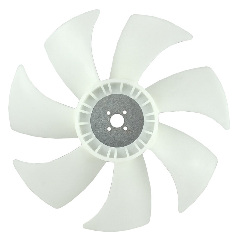 fanoušci - Ventilátor chladiče / Ø 380 mm / Yanmar 3TNV88 / Yanmar EF453T / EF494T / EF514T / 6-14-201-09