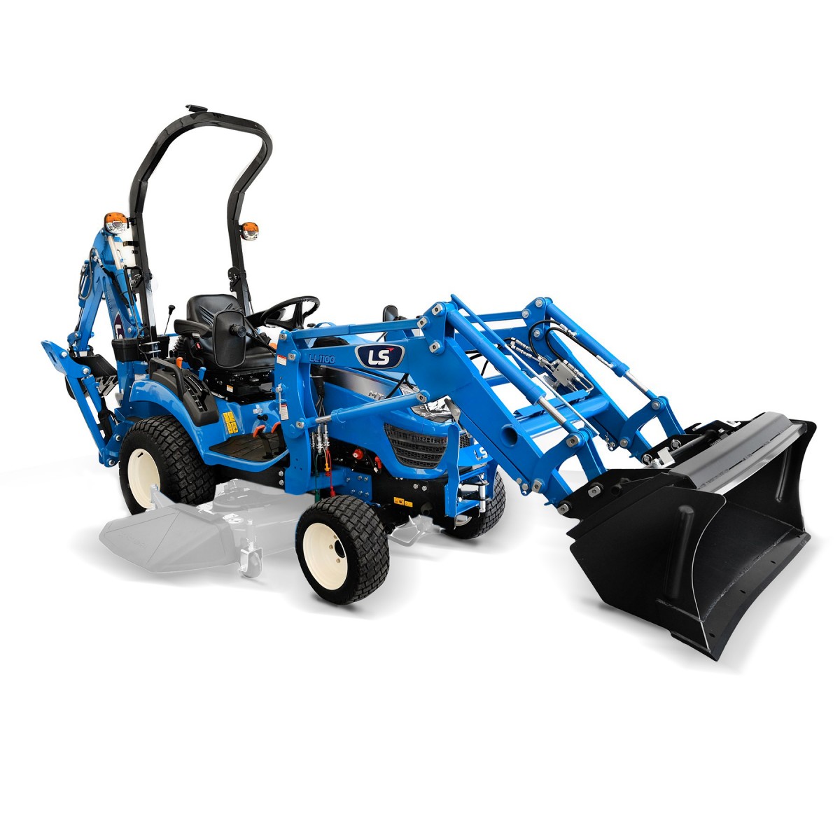 LS Traktor MT1.25 4x4 - 24,7 PS / TURF + Bagger LB1107 + Lader TUR LL1100