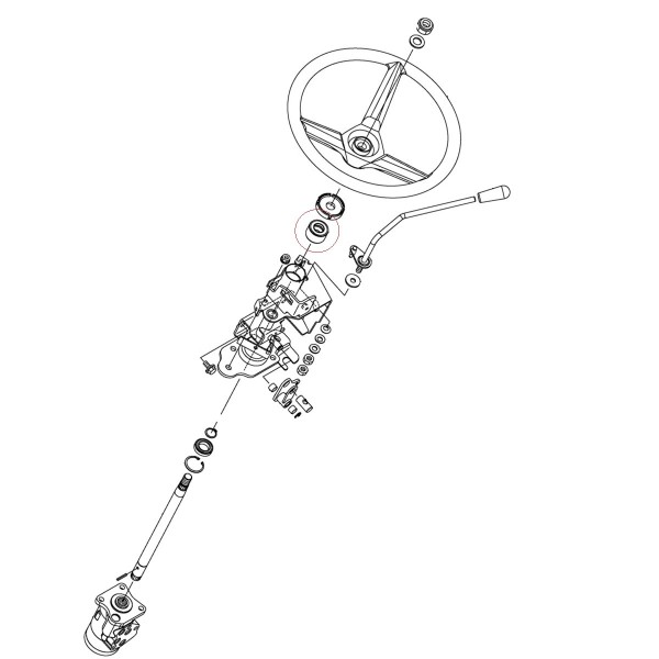 Lenksäulenhalterung, 5-14-107-10, 20 x 40 x 24 mm, Yanmar, EF352T, F393T