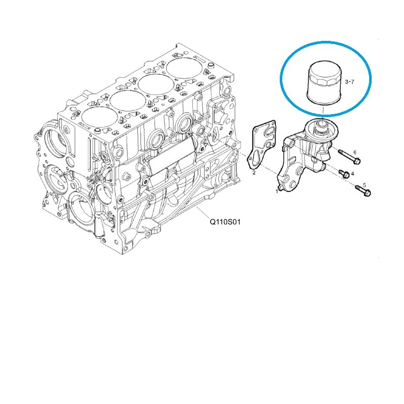 motorölfilter - Motorölfilter LS Traktor / 5802431041 FPT / 40508934
