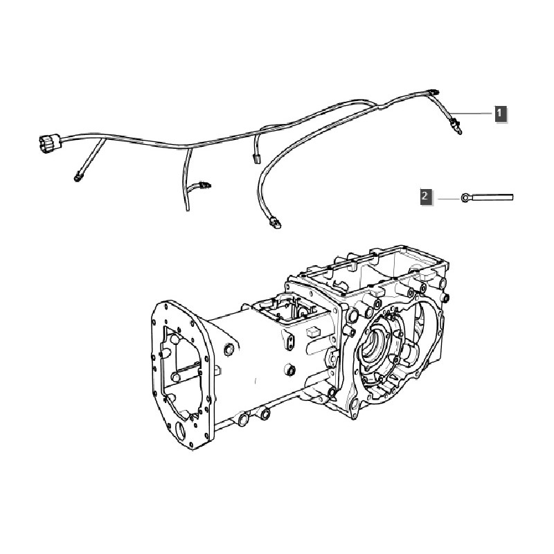 piezas para ls - Arnés de cableado central (MEC) TRG730 / Tractor LS / 40461123