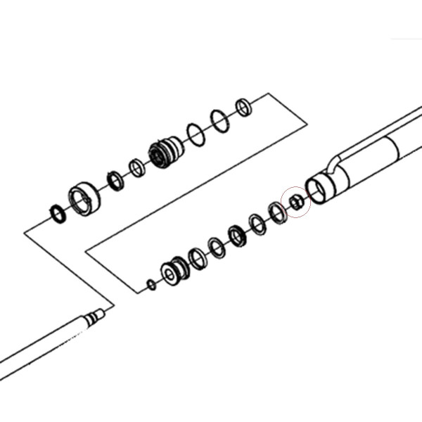 Matice ojnice pohonu M17, matice Kubota L3408 L3608 L4508 M17