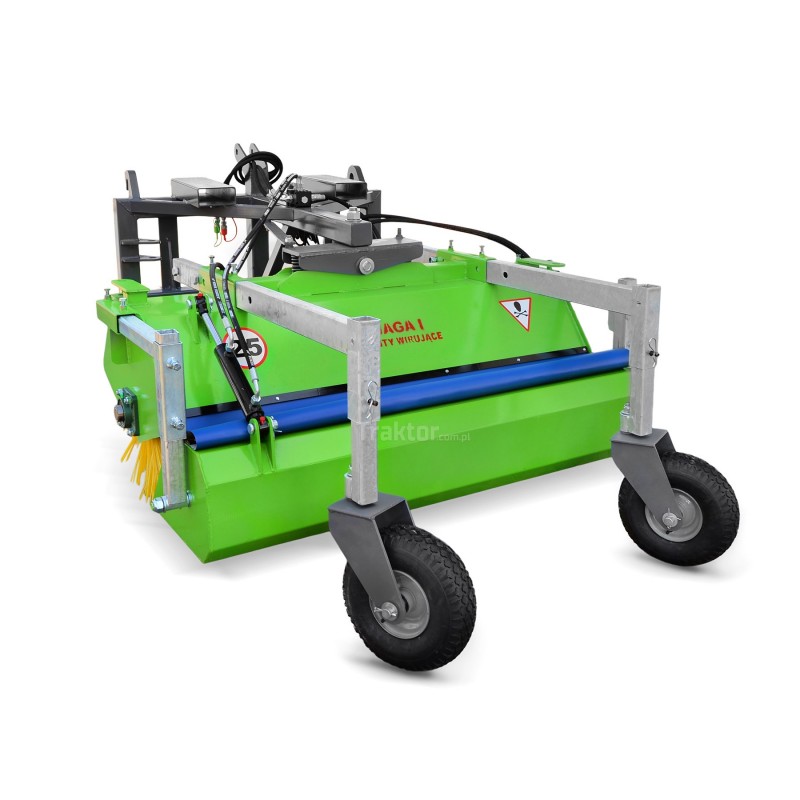 zametače - Zametací stroj 150 cm, nástavec 3 v 1, s košom a solenoidovým ventilom "Iga MINI" Abra2