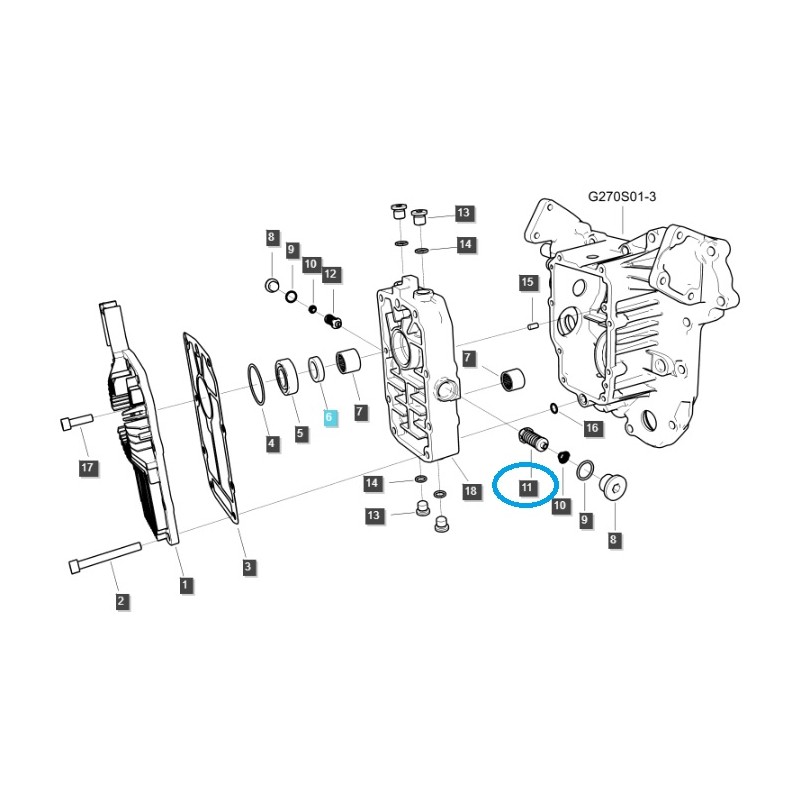 valves - Pressure Valve / TRG270 / LS Tractor / No. 40341832