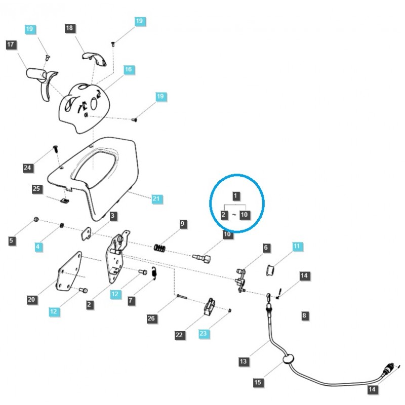 teile fur ls - Automatischer Hubhebel A/L G825 A1825244 / LS Traktor / 40260392