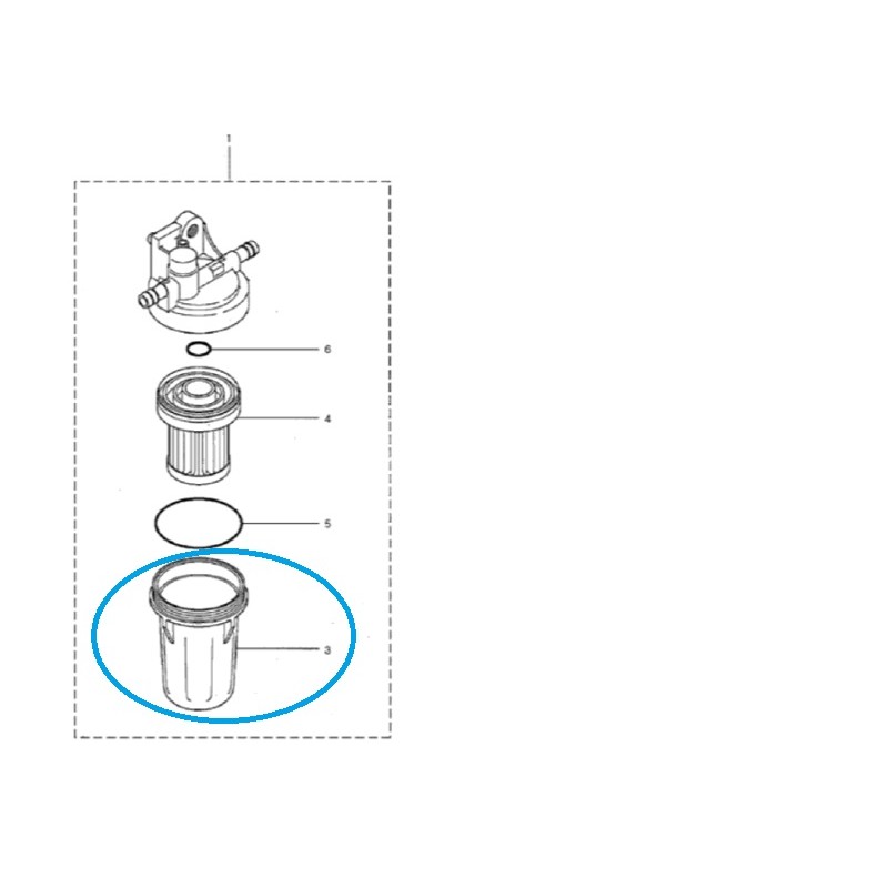 filtres à carburant - Boîtier de filtre à carburant / LS i28 / i36 / J23HST / J27HST / R28i / R38i / J23 / J27 / 40224977