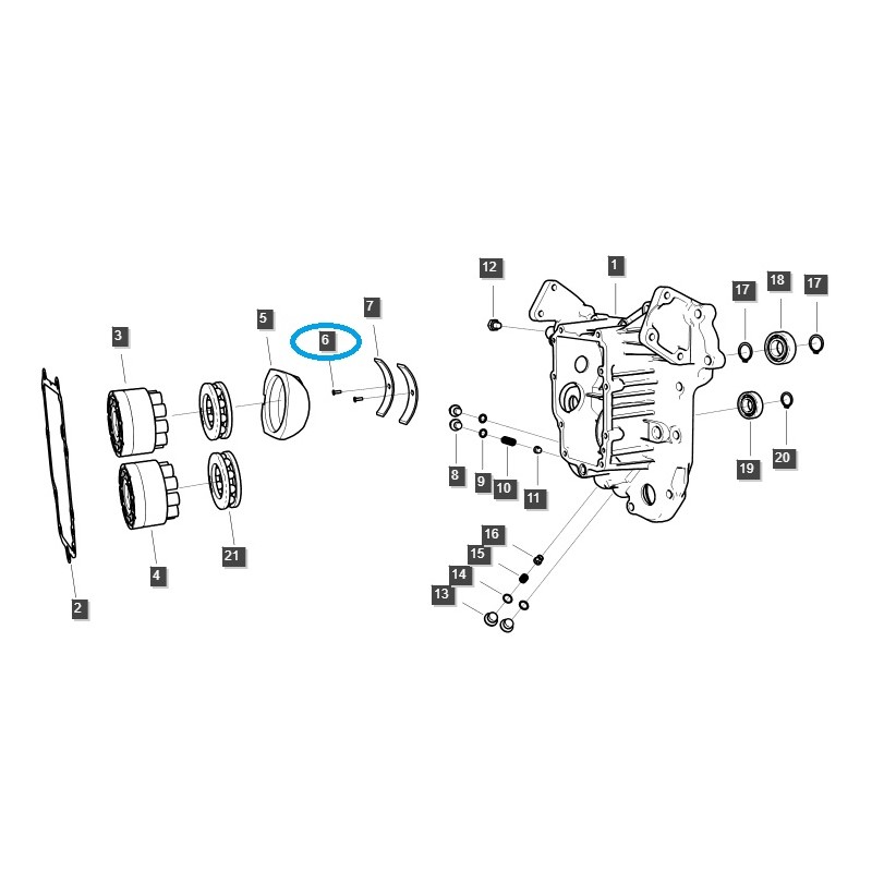 šrouby - Šroub M3x6L / LS Traktor / TRG270 / 40341803