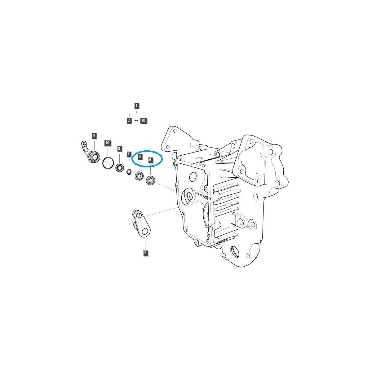 Guľôčkové ložisko / A0869020/ LS Traktor 40341814