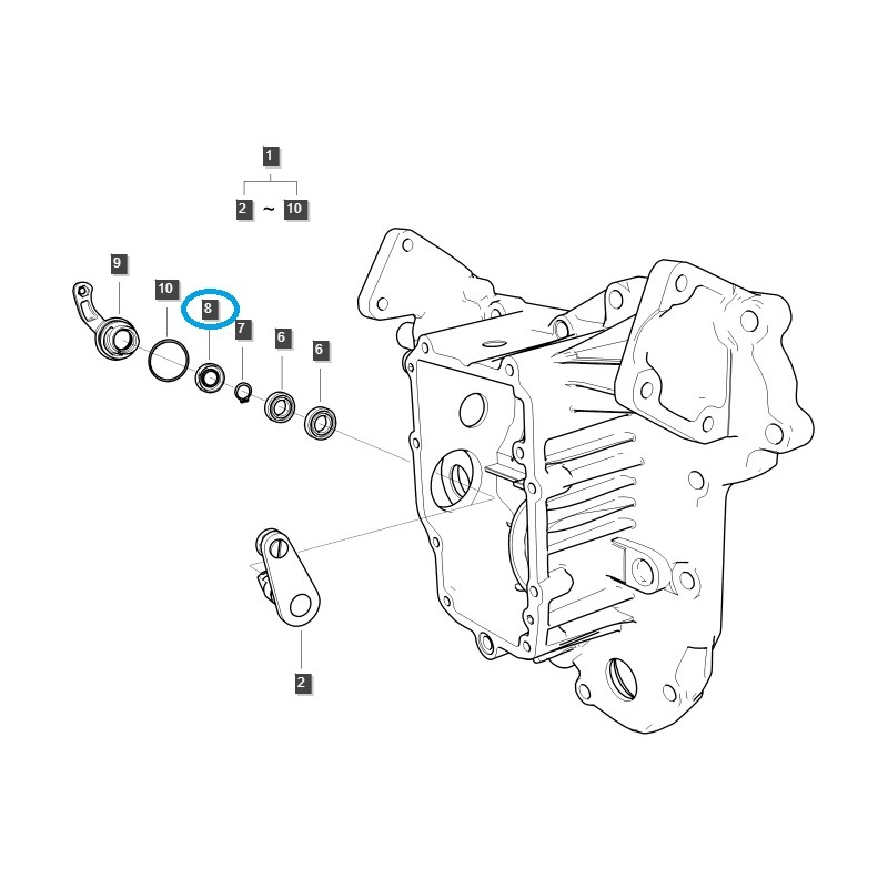 parts for ls - Oil Seal (15x30x7) / LS Tractor / 40387204 / TRG270