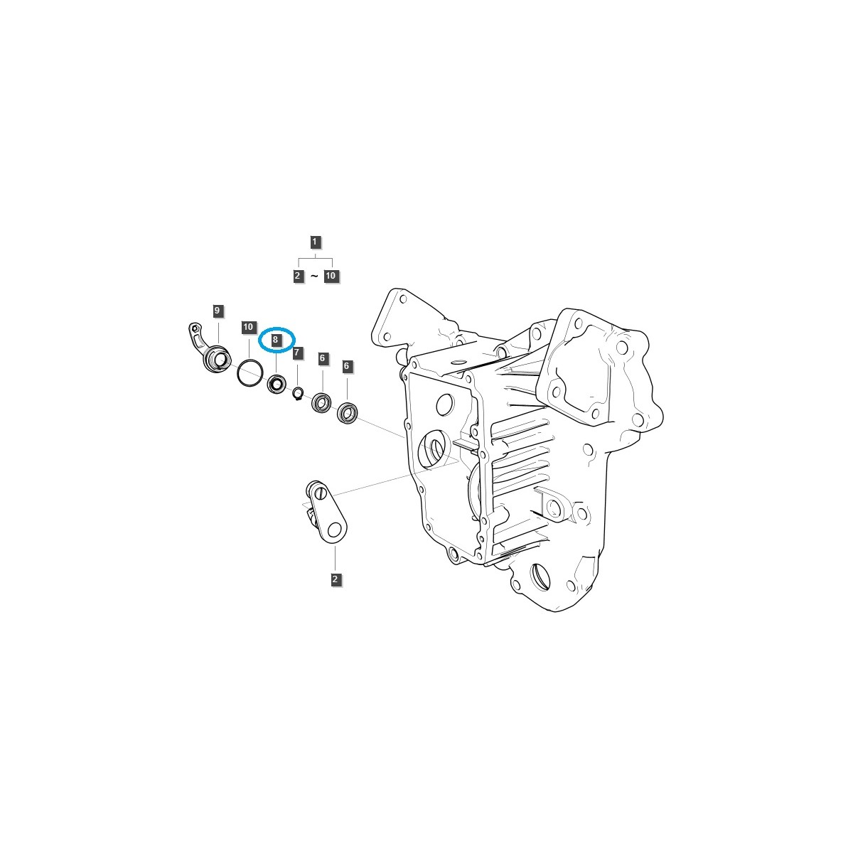 Olejové těsnění (15x30x7) / Traktor LS / 40387204 / TRG270