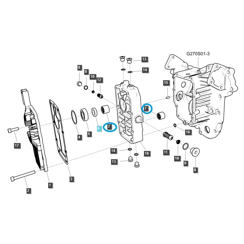 díly pro ls - Jehlové ložisko HMK2020 / Traktor LS / 40341828