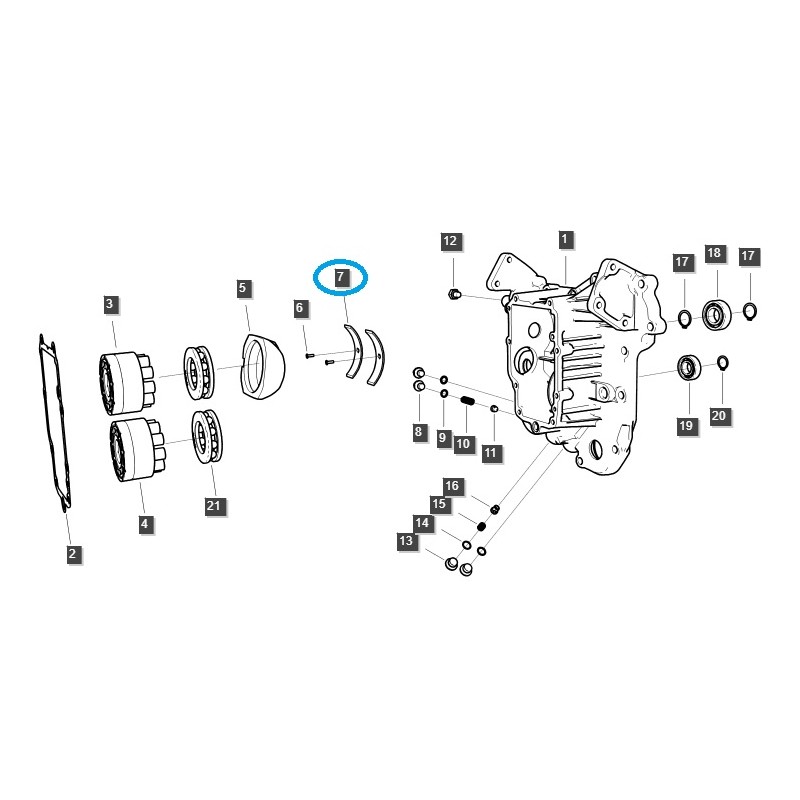transmission - Rocker bush / LS MT1.25 / TRG270 / 40341802