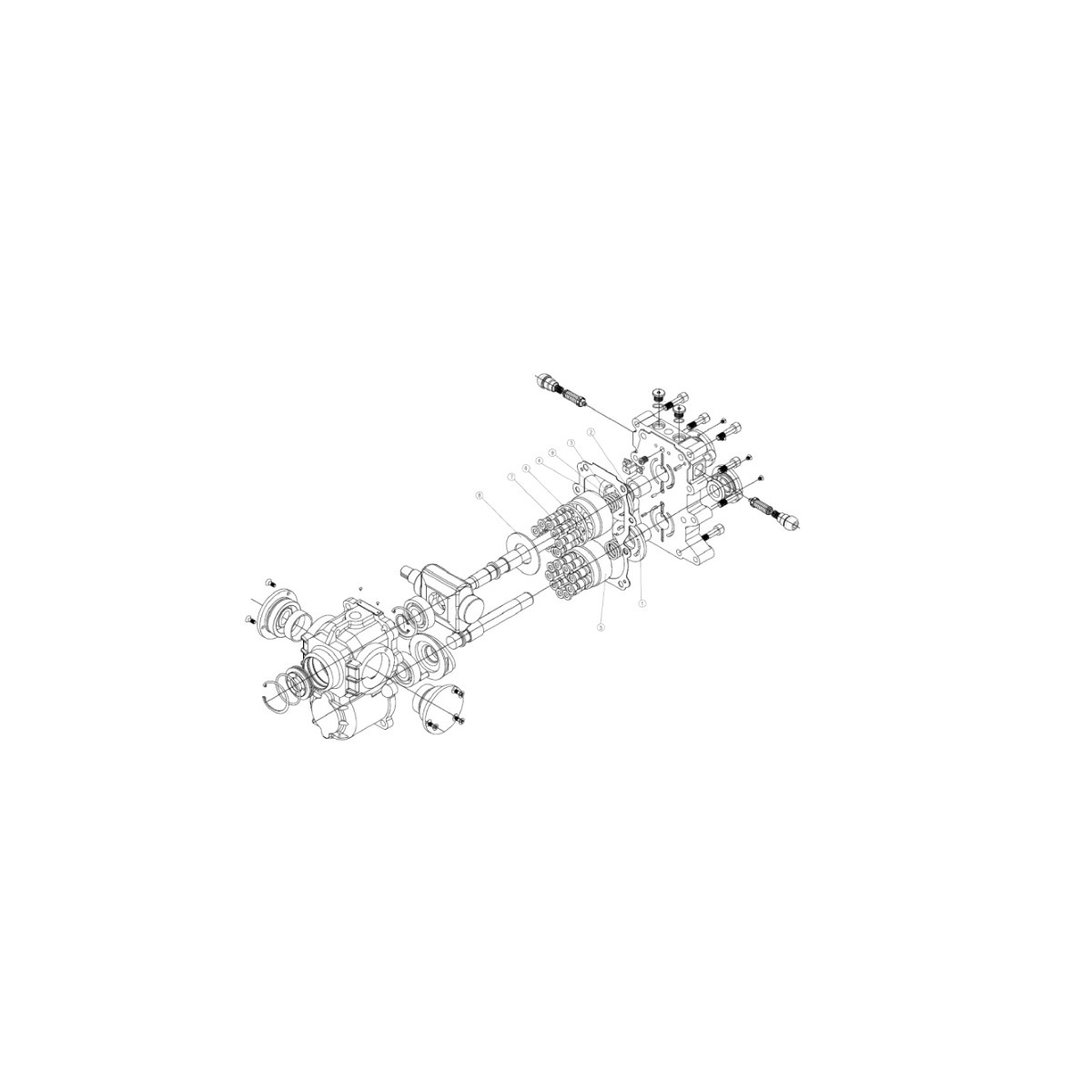 Sada na opravu převodovky HST / LS traktor MT3.60, řada XR / řada R / 40448347