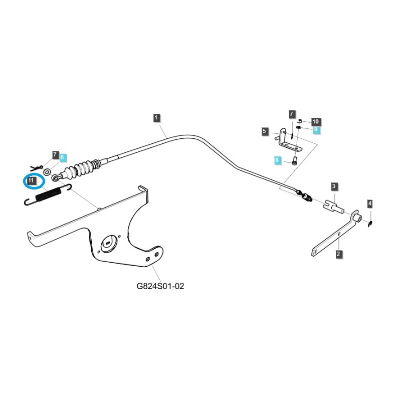 others hydraulic system - Spring / No. 40011936 / LS Tractor
