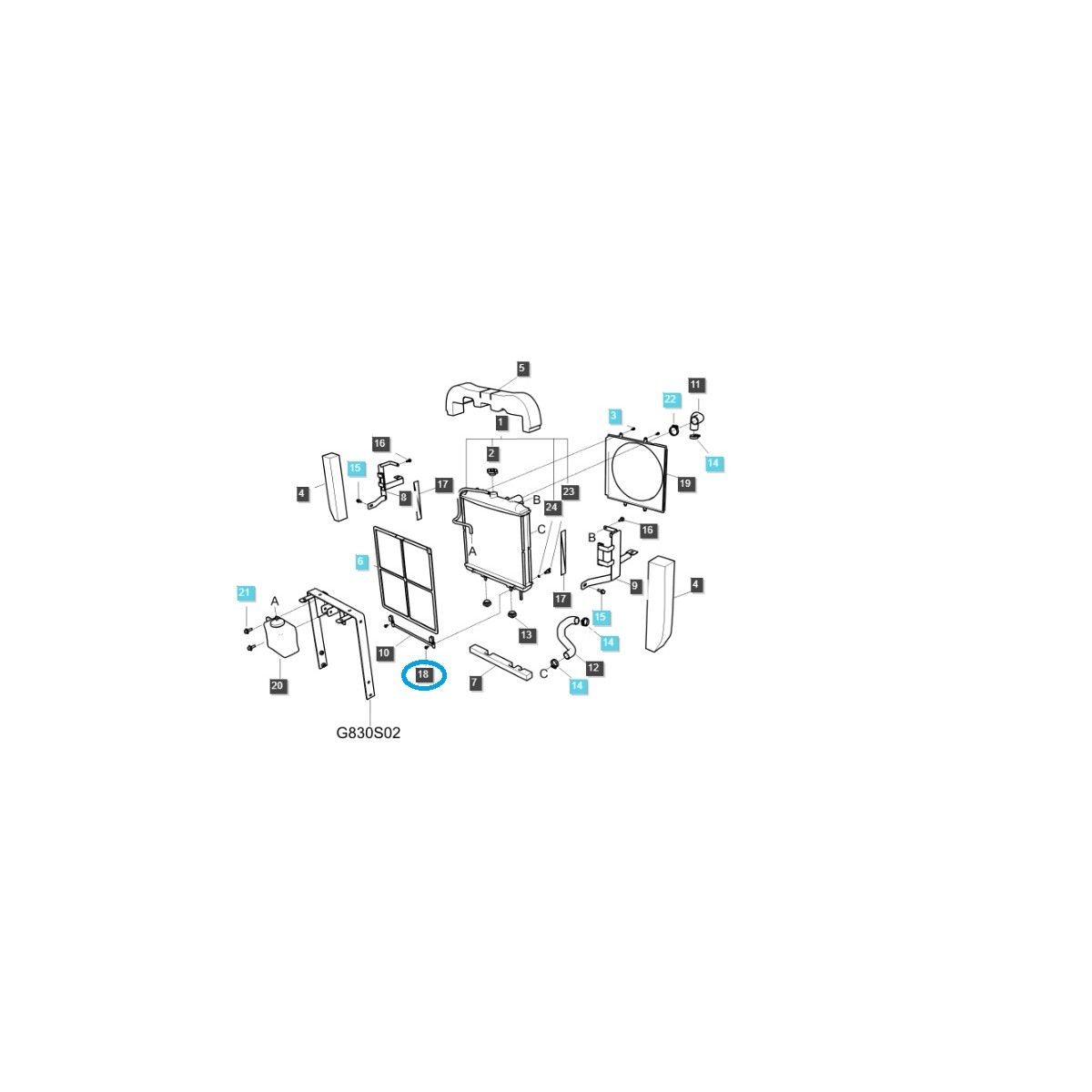 Skrutka / LS XJ2025 / LS J23 / LS J27 / LS J23HST / LS J27HST / 40222098