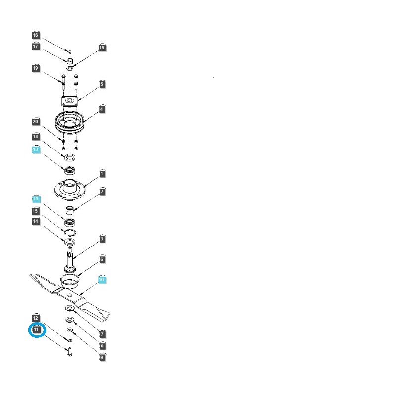 wszystkie produkty - Śruba M12 z gwintem 1.25 do kosiarki pielęgnacyjnej model LS LM1160