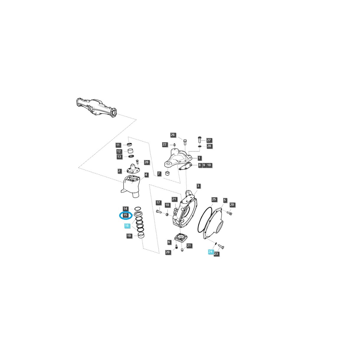 Tesniace teleso / LS N47 / LS U / LS ULTRA / LS XU / LS TR-N / 40010333